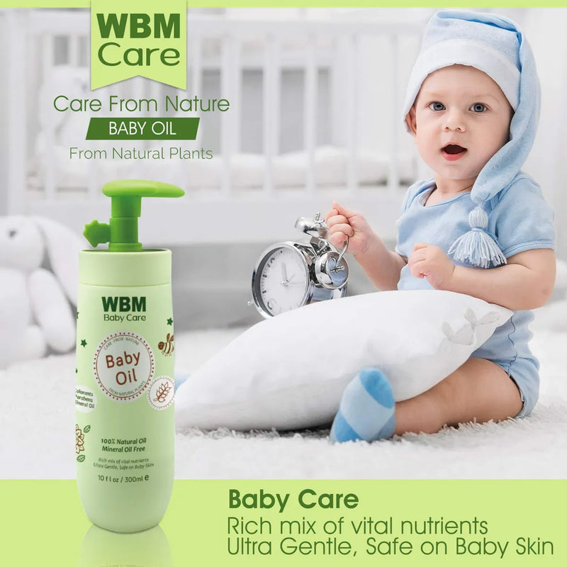 Wbm Care Aceite De Masaje Hidratante Para Bebés | Sin Acei.