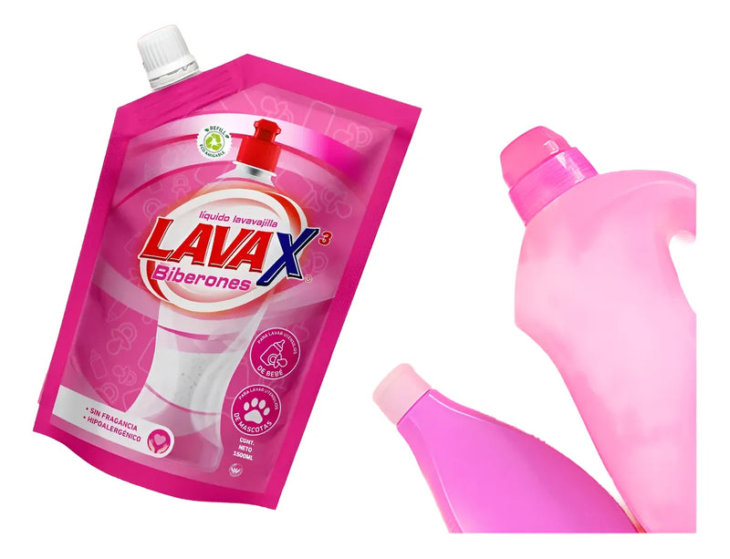 Lava Teteros Biberon Liq Lavax
