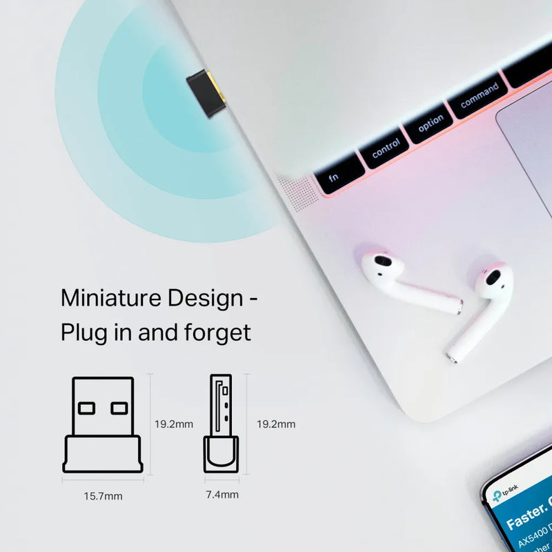 Archer T2ub Nano - Tp-link - Adaptador Usb Ac600 Nano Wi-fi
