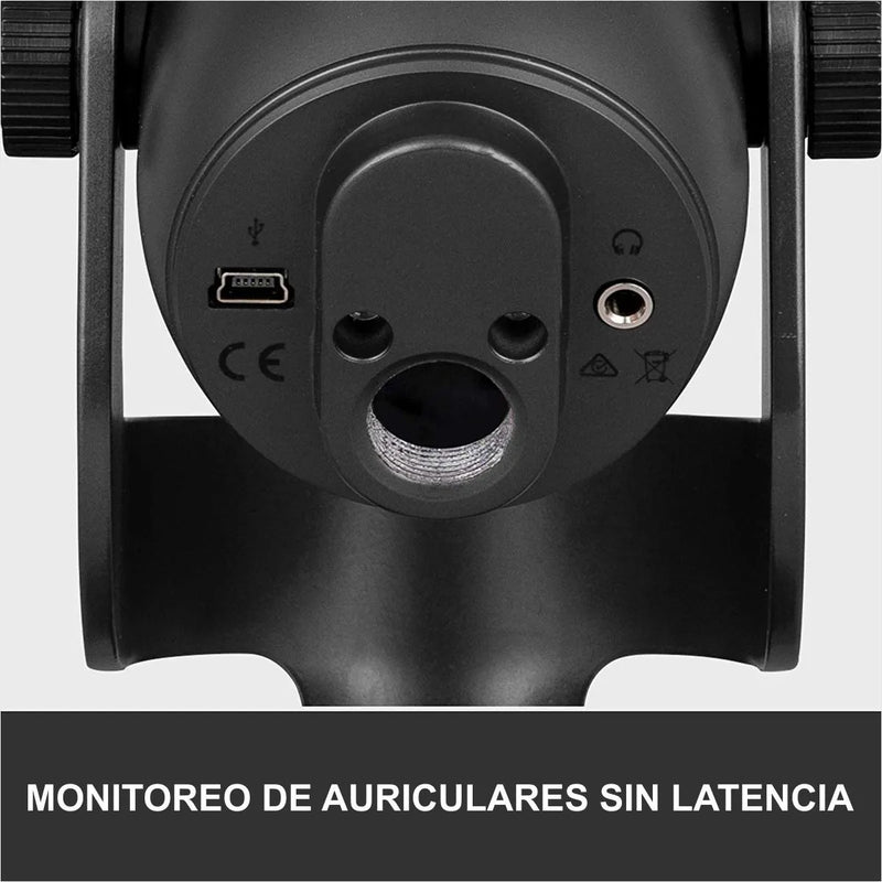Micrófono Blue Yeti Condensador Omnidireccional color blackoutS