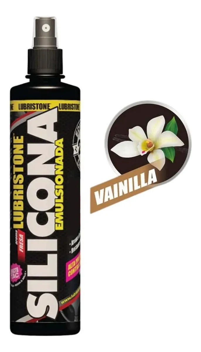 Silicona Brillo Protección Lubristone Aroma Vainilla + Cera Neutro