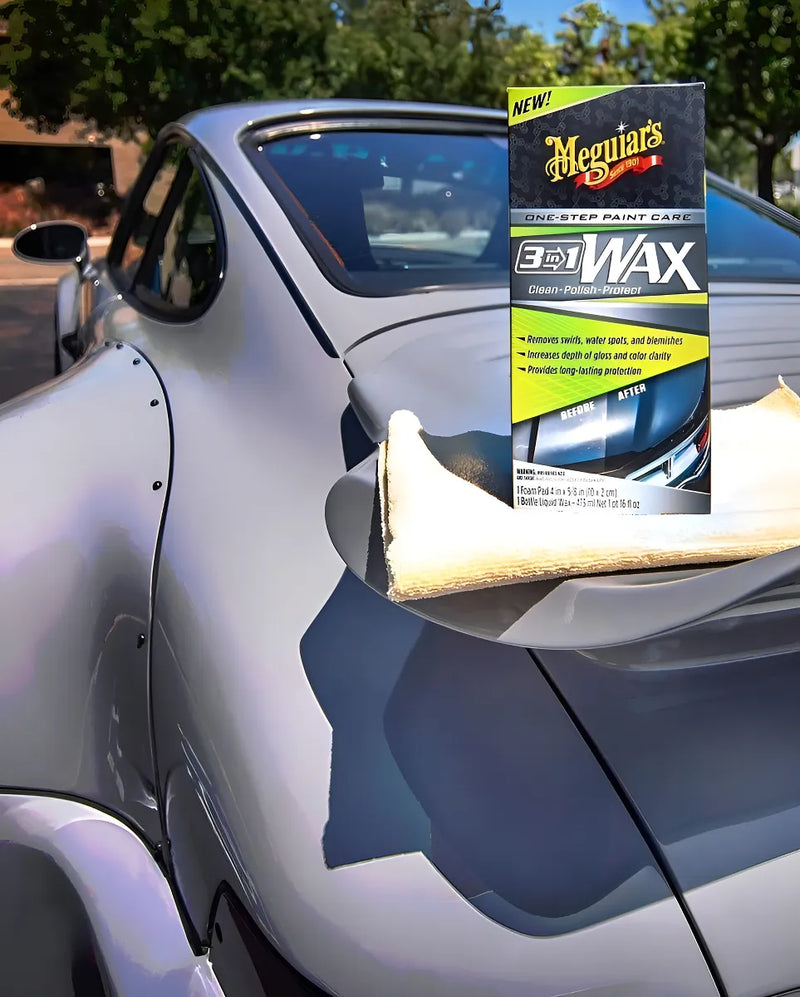 Cera Meguiars Wax 3 en 1, novedosa y novedosa para el cuidado automotriz