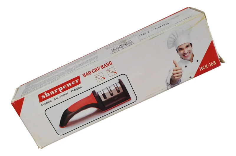 Afilador Cuchillos Cocina Amolador Tijeras, Navajas Negro