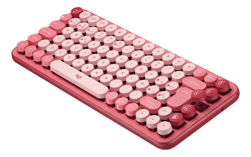 Teclado Bluetooth Logitech Qwerty Logitech Brown Español Latinoamérica Color Heartbreaker