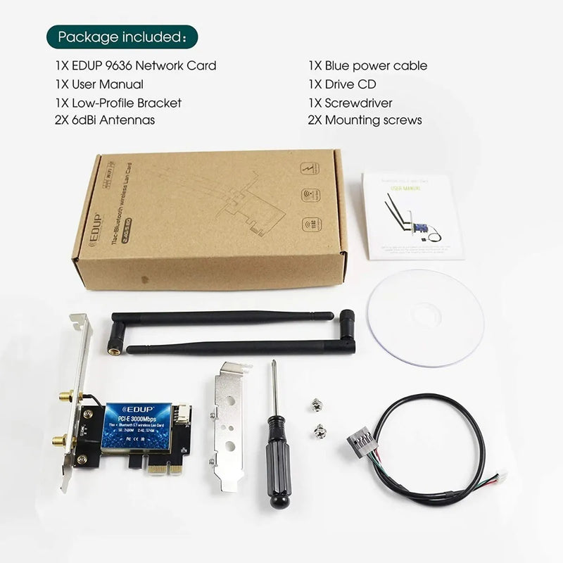Tarjeta Wifi Bluetooth 5.0 Ax 3000 Mbps Ax200 Dual Band Pc