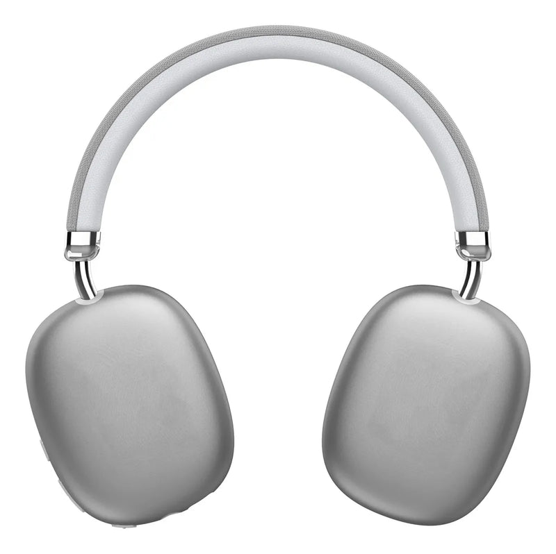 Audífonos Bluetooth Inalámbricos Movisun K20 Diadema Color Plateado