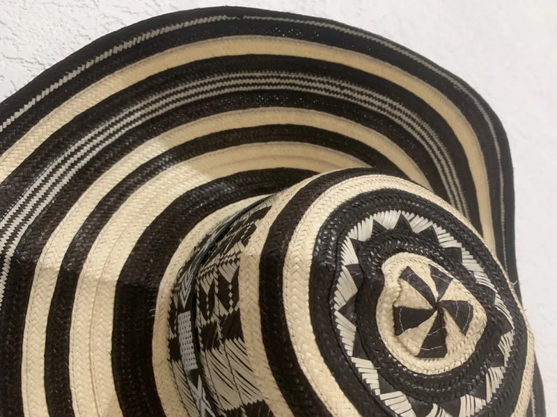 Sombrero Vueltiao Quinceano (15 Vueltas) Original Marrón Claro M