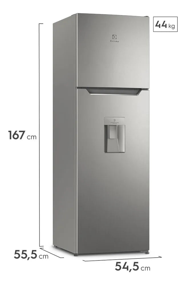 Nevera Electrolux congelador superior no frost 245L inverter gris ERT28F3C4BS