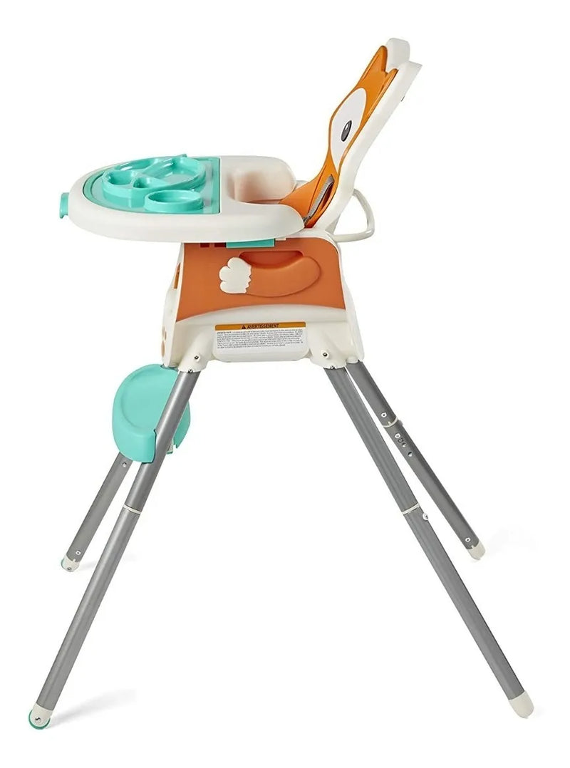 Silla Comedor Bebe Infantino 4 En 1 Zorrito Envio Hoy Grow With Me