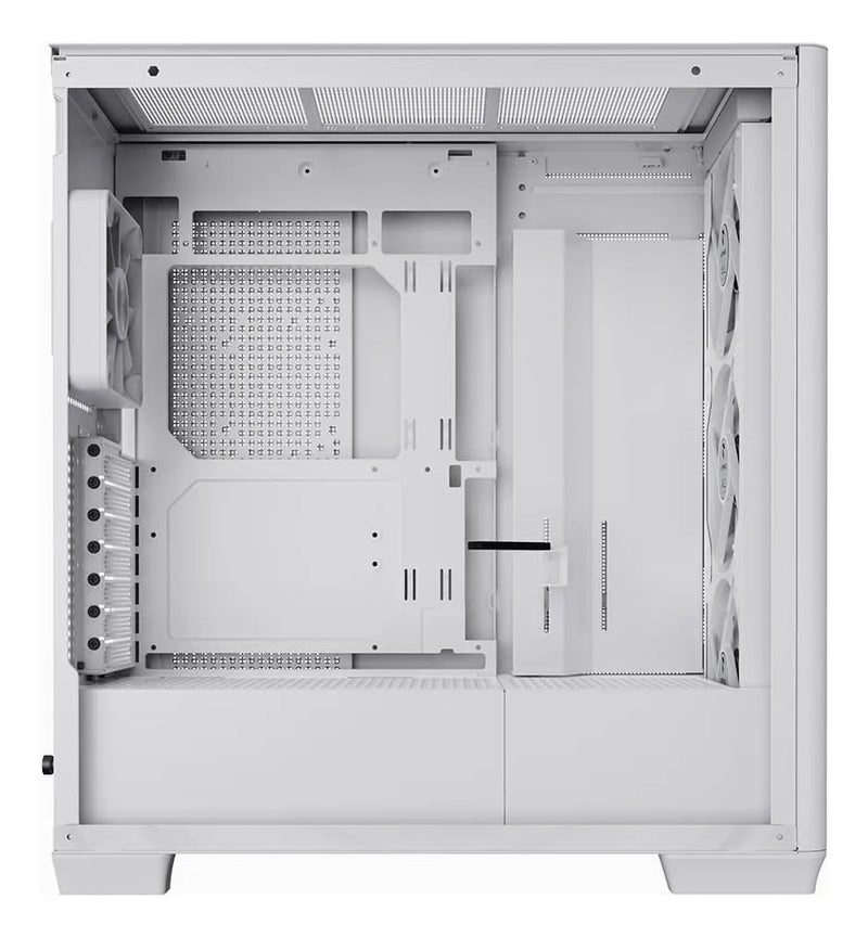 Gabinete Gamer Apnx C1 Blanco Maxima Calidad Alta Gama 4 Fan