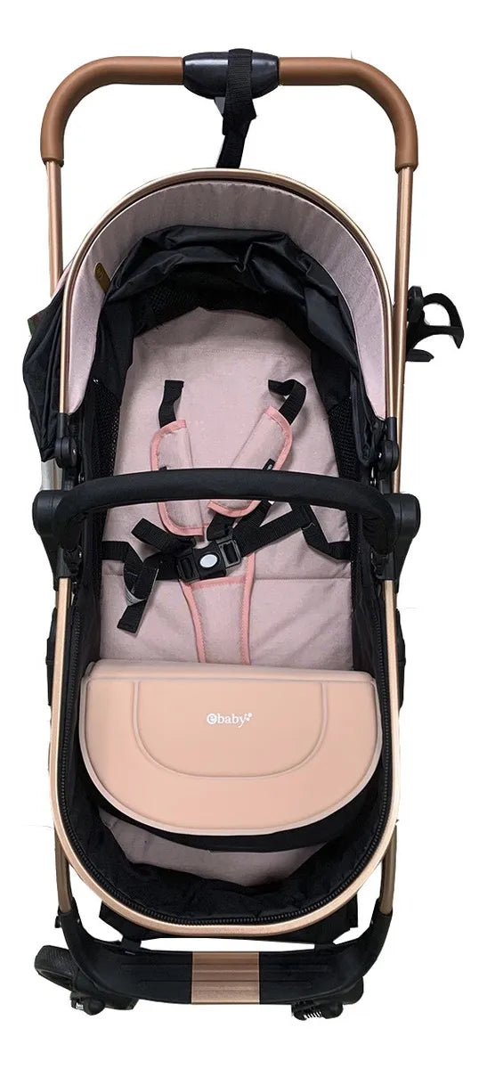 Coche Moisés Para Bebe Lujo 0 A 4 Años Ultra Liviano Color Azul - Negro Chasis 7622201720063