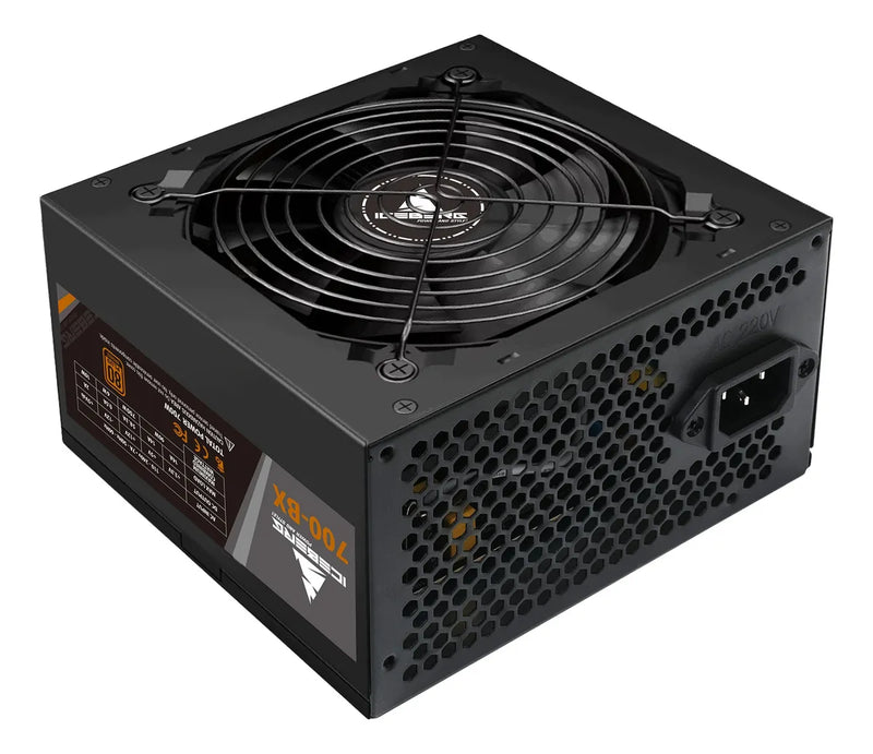 Fuente De Poder Iceberg 700bx Oem 700w 80+ Bronce Sin Caja Negro