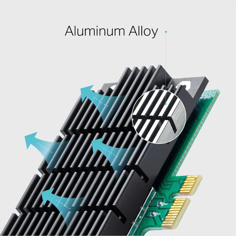 Tarjeta De Red Pci-e Wifi Dualband Ac1200 Tp-link Archer T4e