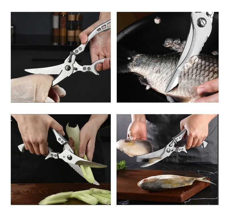 Tijera De Cocina Profesional Trabajo Pesado Pollo Acero Inox