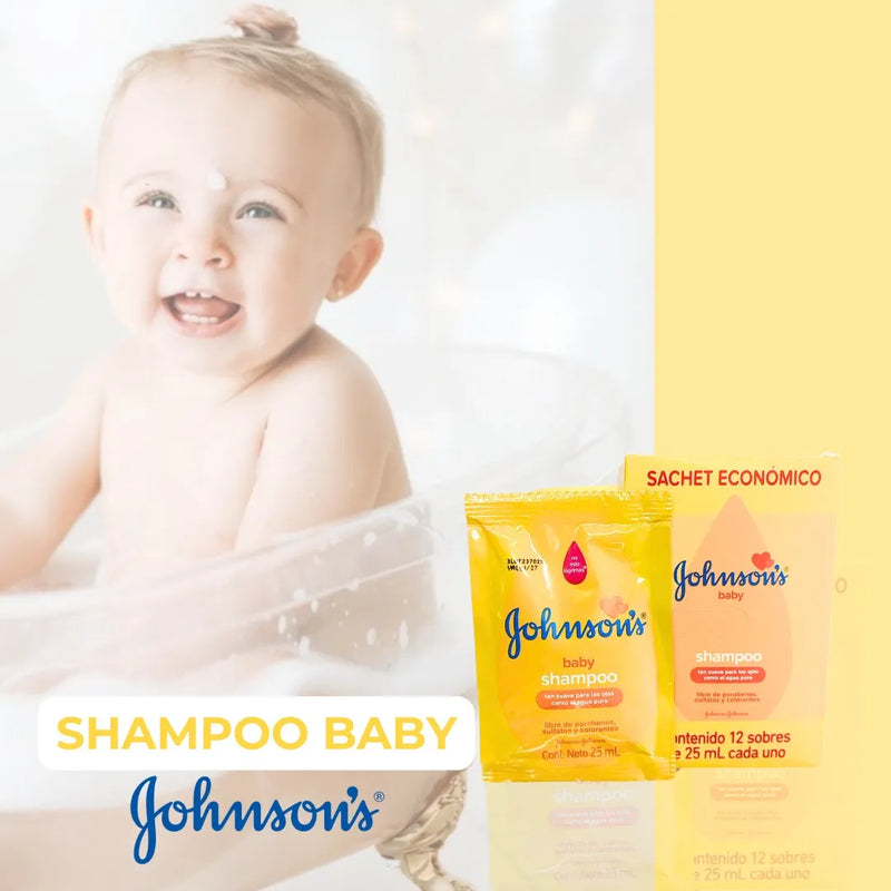 Shampoo Johnson 25 Ml 12 Unds