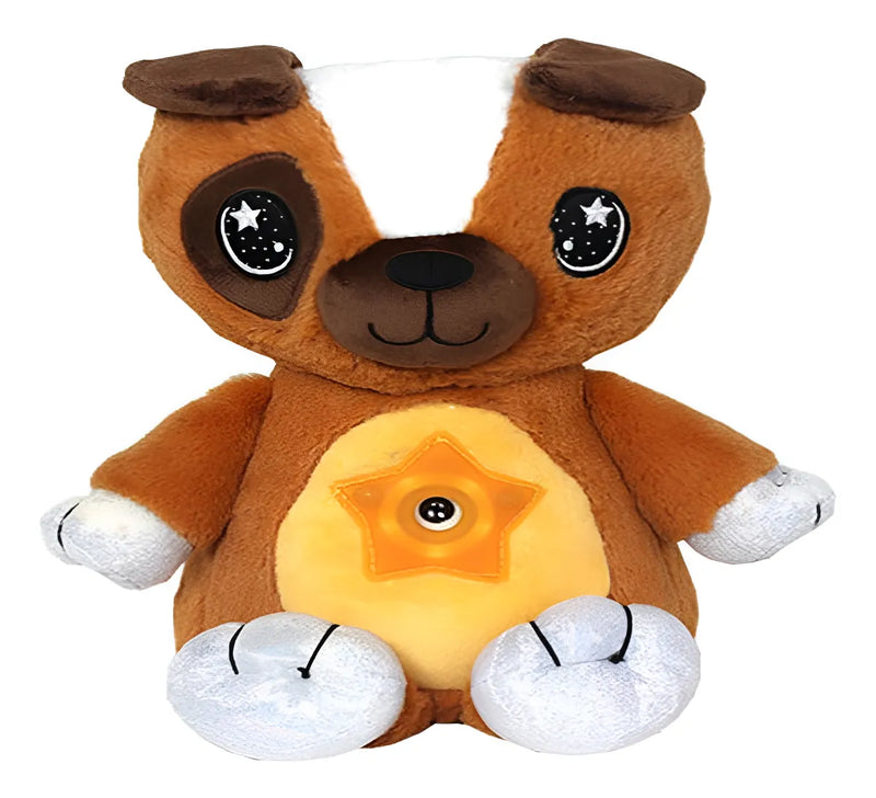 Muñeco Peluche Star Belly Musical Proyector Luz Nocturna