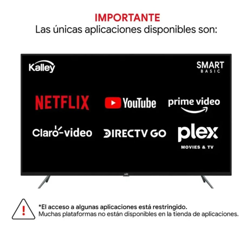 Tv Kalley 55 Pulgadas 139 Cm 55sb300 4k Uhd Smart Tv Linux
