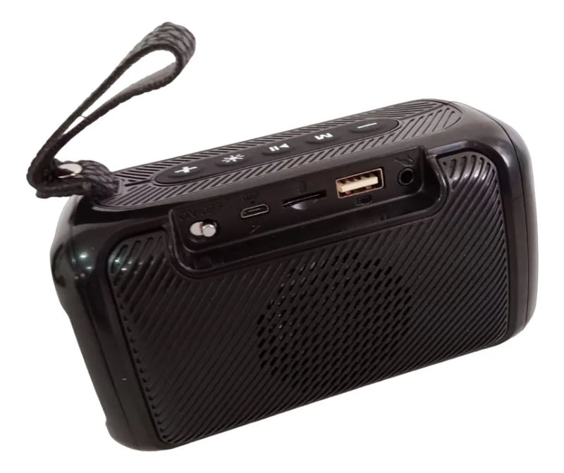 Mini Bocina Led Portátil Bluetooth Parlante Tf Radio Fm Usb Diseño