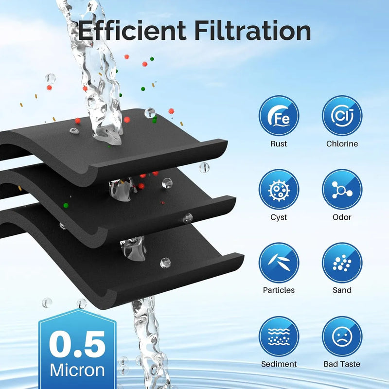 Filtro Agua Compatible Con Whirlpool Wk9001q, No5 4396510