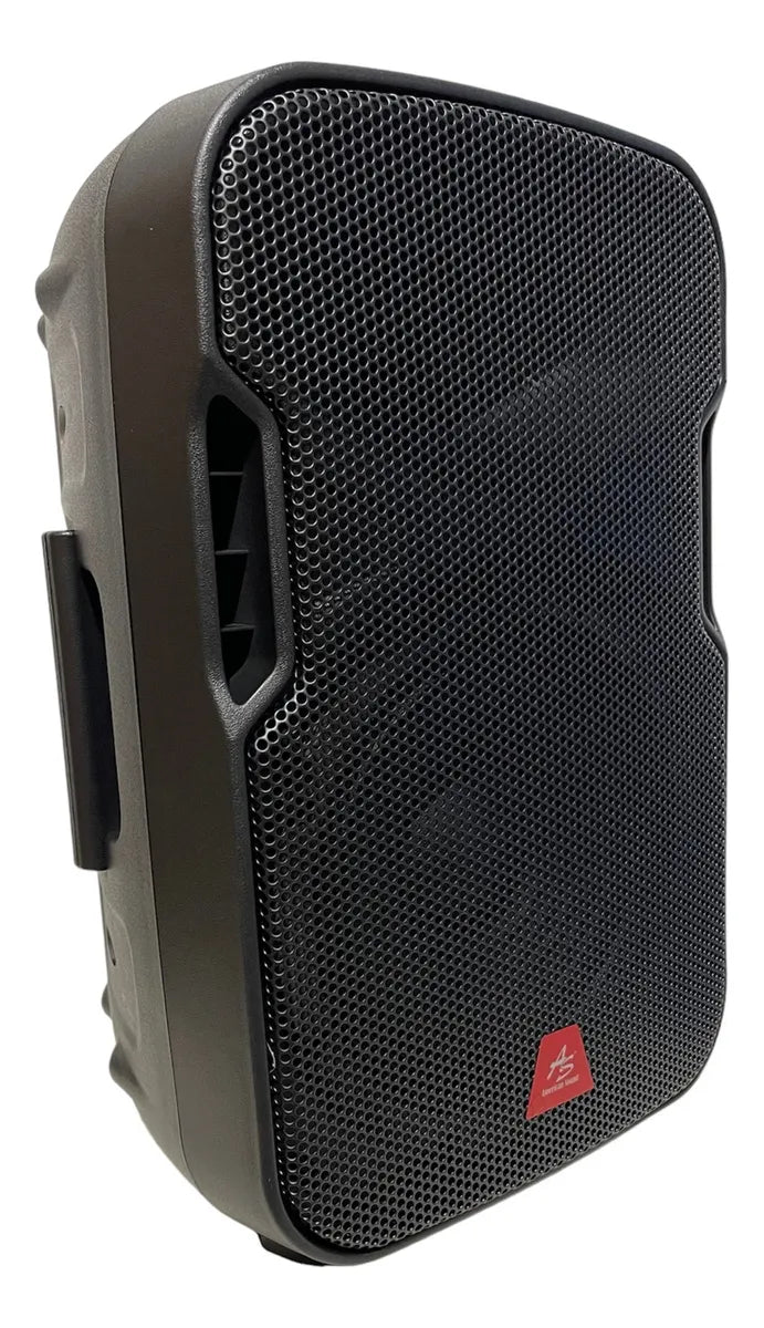 Parlante Activo Directo American Sound 8 Pul + Mic Aspa082 Negro