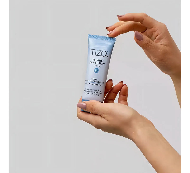TIZO 3 Protector Solar Facial Mineral con Color SPF 40 Tinted – Acabado Matte para Pieles Grasas y Sensibles, 50gr