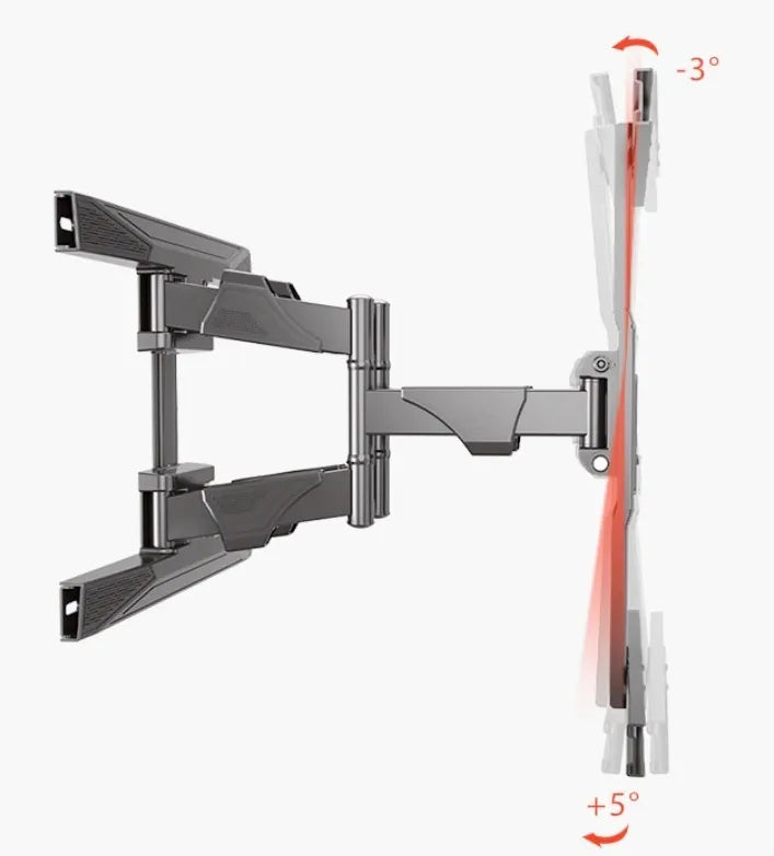 Soporte Para Tv Extensible Doble Nb Northbayou P6 De 40 A 75 Negro