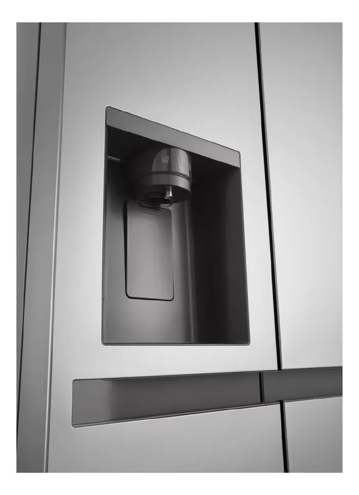 Nevecón Lg Side By Side Capacidad 638 Litros Silver Plateado