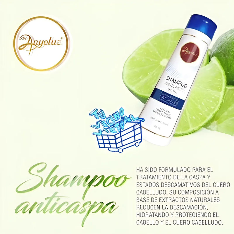 Shampoo Anticaspa Anyeluz 400 Ml