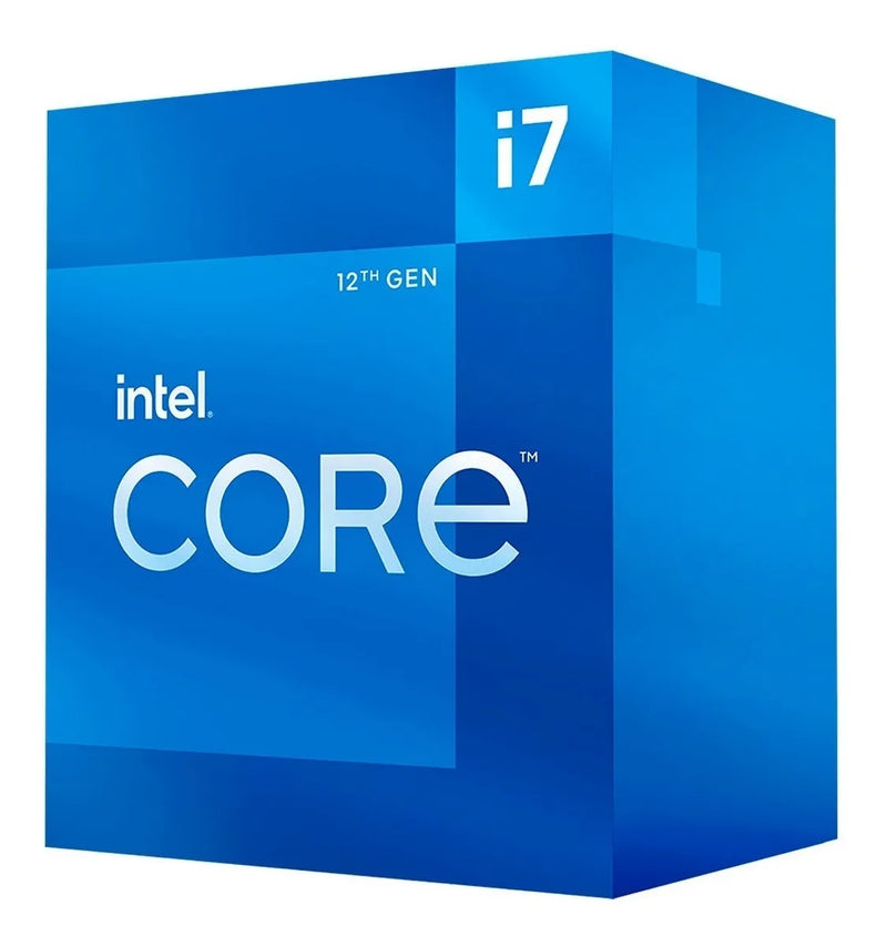 Procesador gamer Intel Core i7-12700 BX8071512700 de 12 núcleos y 4.9GHz de frecuencia con gráfica integrada