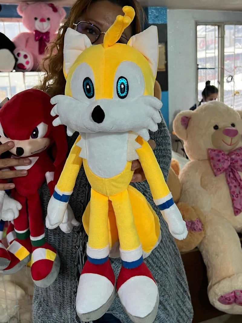 Sonic, Tails Y Nudillos Knuckles Peluche Grandes 40cm