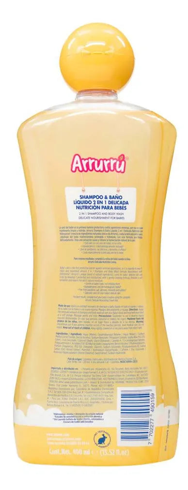 Shampoo Arrurrú SHAMPOO Y BAÑO ARRURRU 2 EN 1 AVENA 400 ML