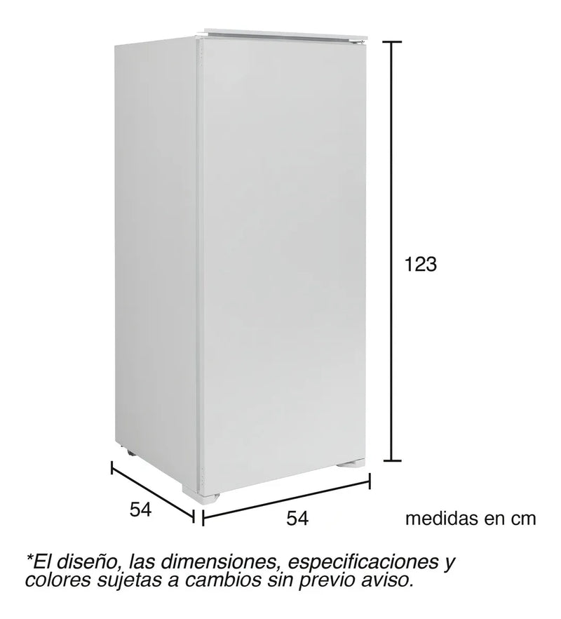 Nevera Panelable Inverter Cp 185 Litros Brutos Challenger