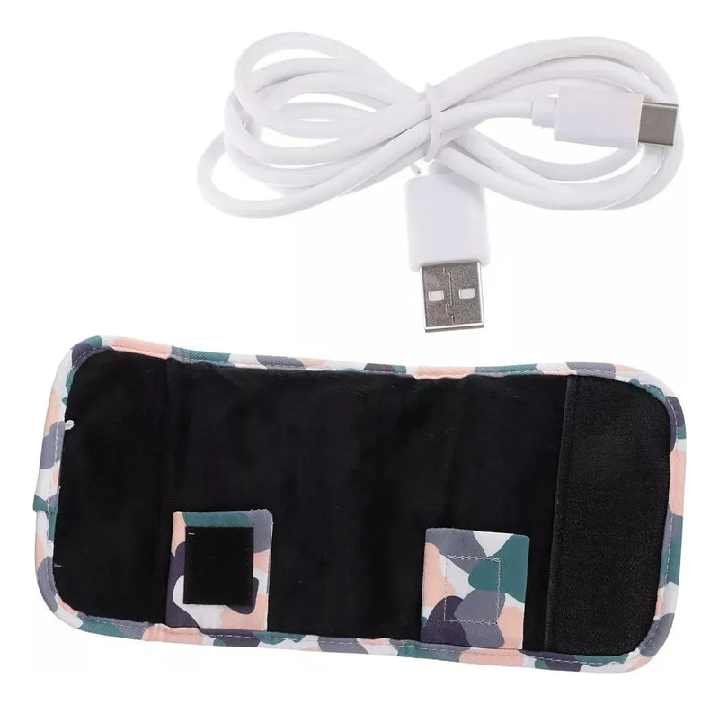 Calentador De Biberón/tetero Para Bebe Portatil Usb Viajero Camuflado Azul Claro