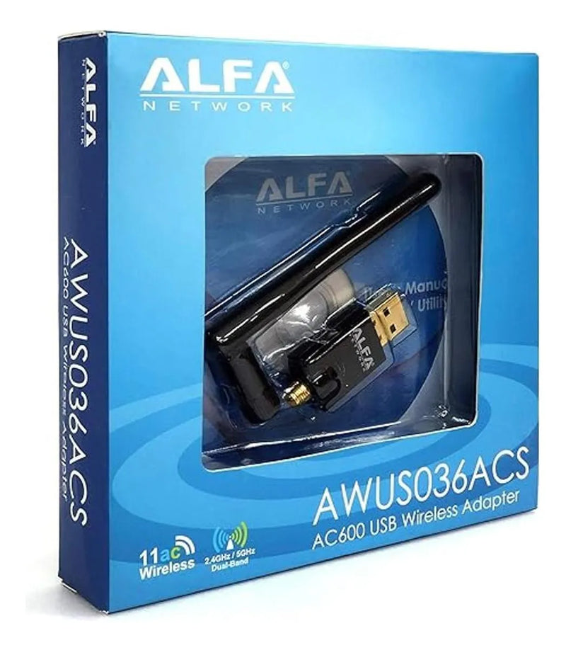 Alfa Network Awus036acs Adaptador Wifi Inalámbrico Usb