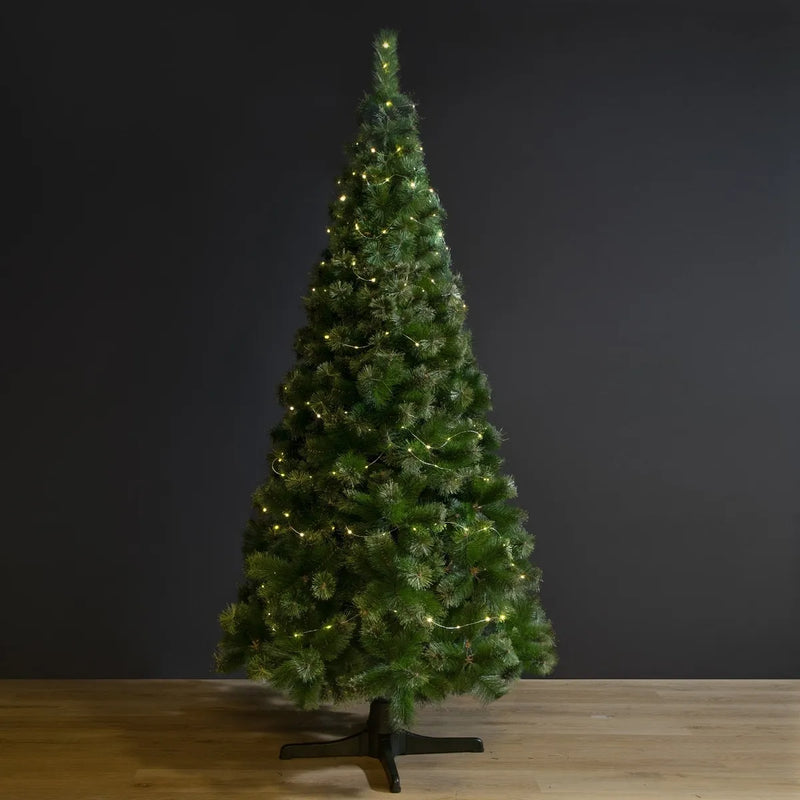 Pino Noruega Árbol De Navidad 1.80m Para Adornos Bolas Luces Verde Claro