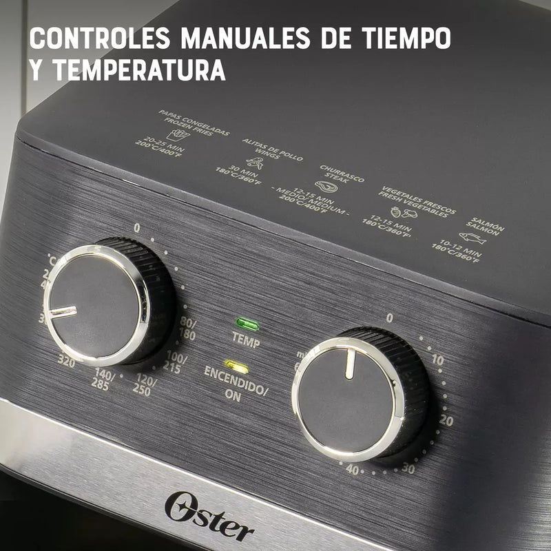 Freidora Aire Oster Diamond Force Nueva Edicion Airfryer 4lt Negro