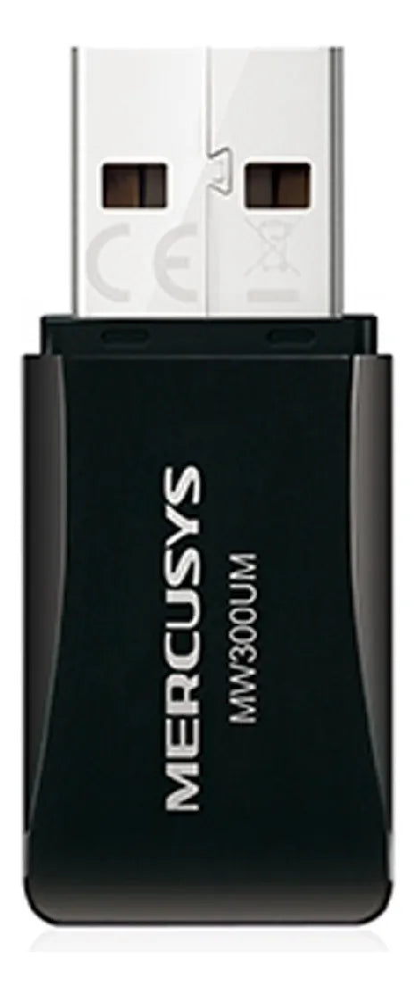 Adaptador De Red Mercusys Extensor Wifi Usb 300mbps Mw300um
