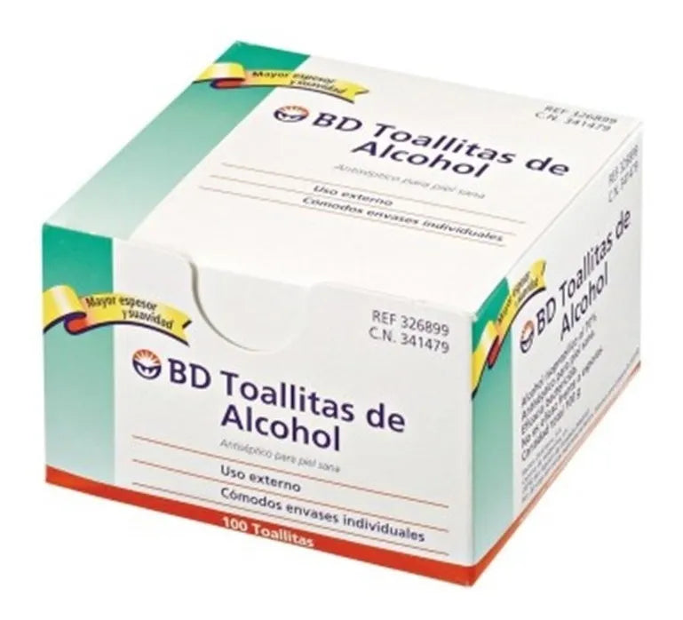 Toallitas Alcohol Swab Pañitos Par - Unidad A $267
