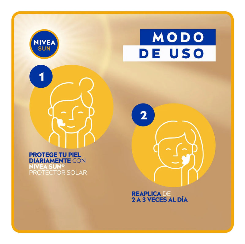 Nivea Sun Protect & Light Feeling Facial Fps 50 50ml