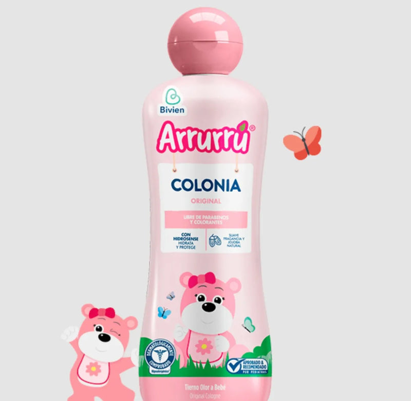 Colonia Arrurru 220ml Rosada Niña
