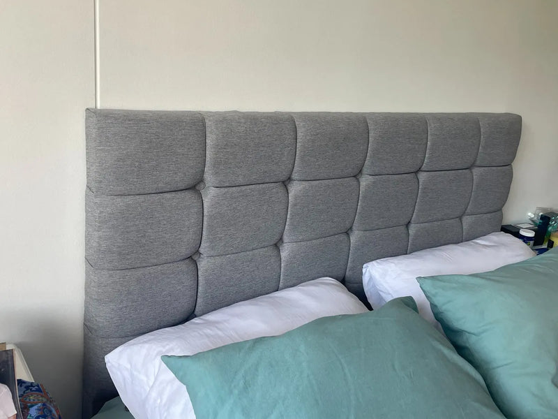 Colchon Doble + Basecama + Espaldar Almohadas Envio Bogota Negro Gris Cafe