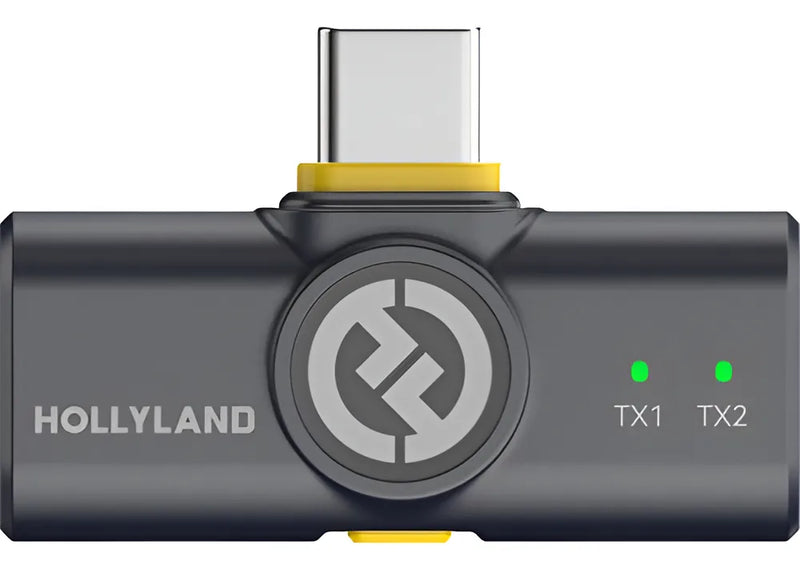 Hollyland Lark M2 Combo Duo Microfono Ios Android Dslr Apple Color Negro
