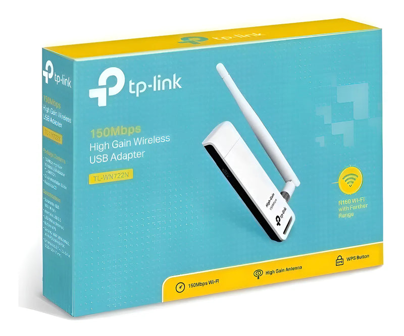 Placa De Red Tp-link Wireless Wn722n 150mbs Usb