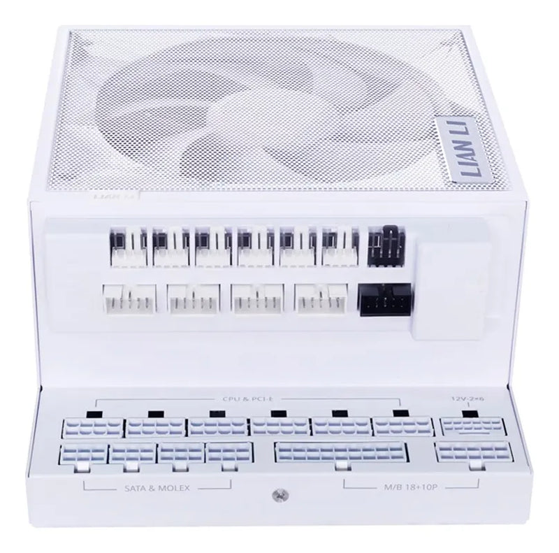 Fuente De Poder Lian Li 1200w Atx Edge Gold Blanco Modular