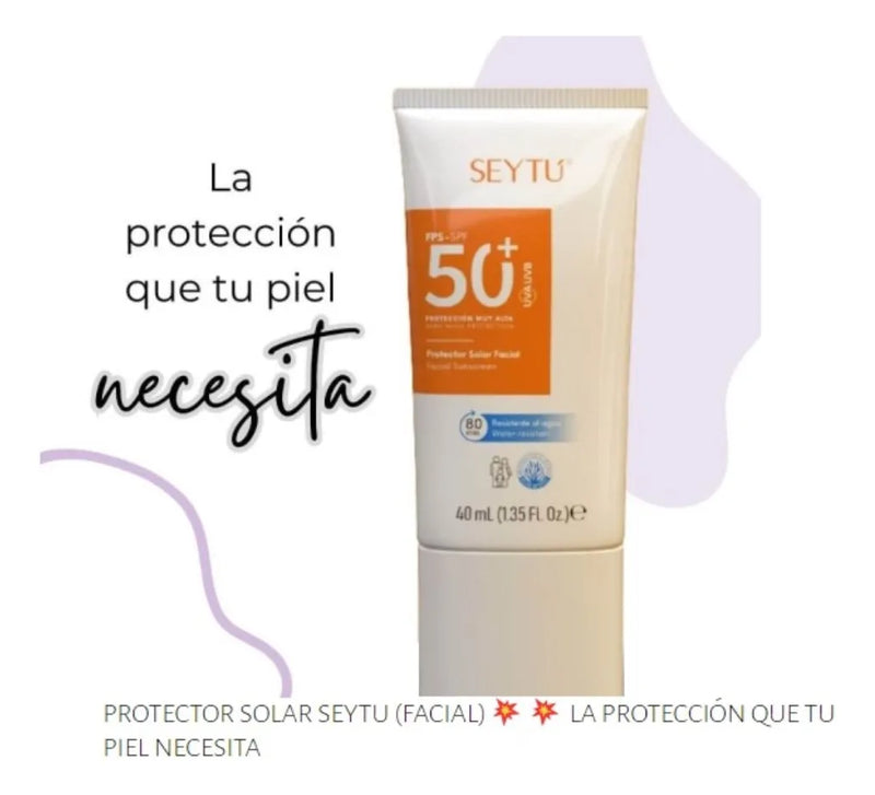 Protector Solar Facial Seytú Fps 50 Invisible Crema