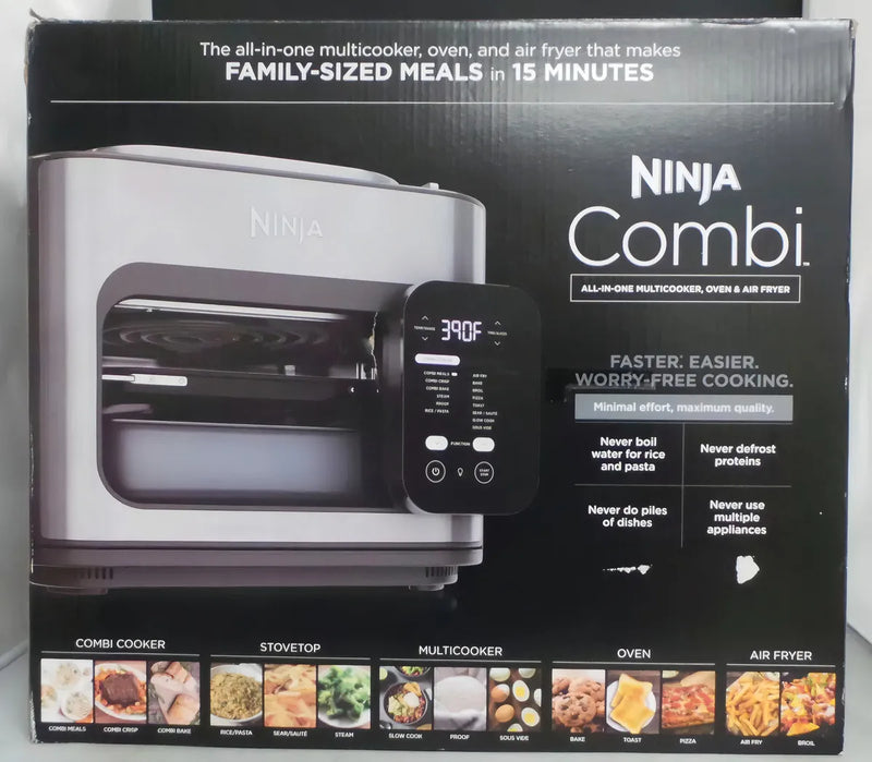 Ninja Multifunctional & Airfryer Smart 14 en 1 Sfp701 Color Acero inoxidable negro Acero inoxidable/negro