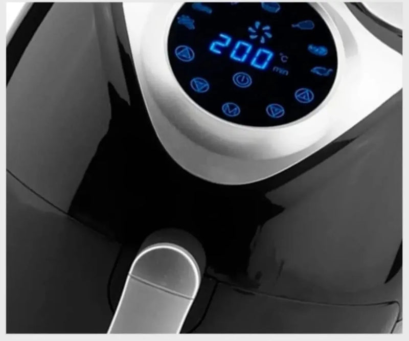 Freidora Sin Aceite Air Fryer Digital Swisshome 12 Litros Negro