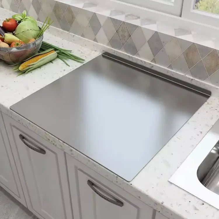 Tabla De Picar Alimentos Grande En Acero Inoxidable 304 2025 Grande Con Pestaña