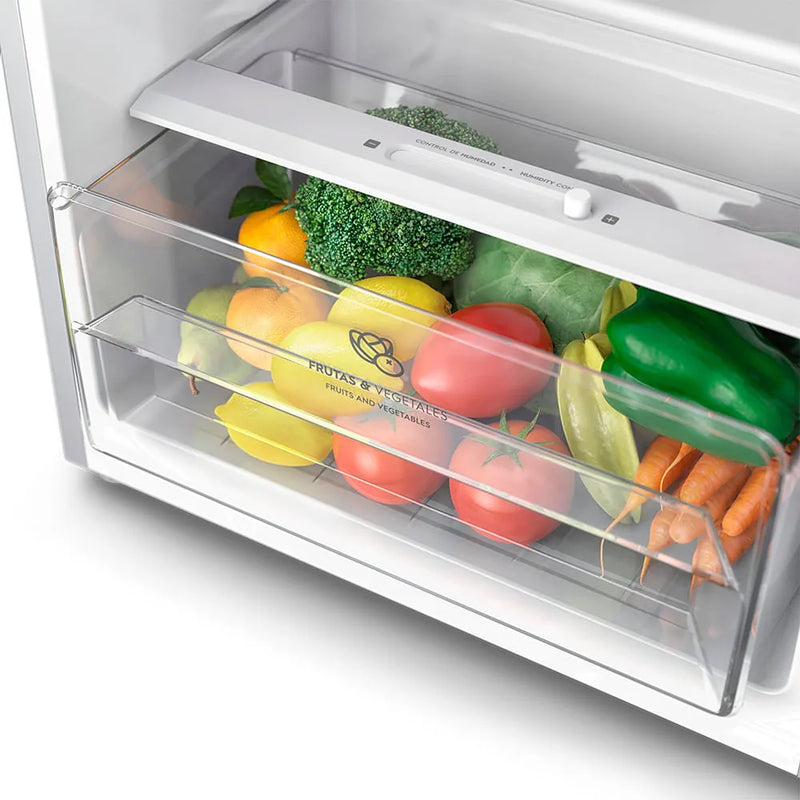 Nevera Electrolux congelador superior no frost 245L inverter gris ERT28F3C4BS