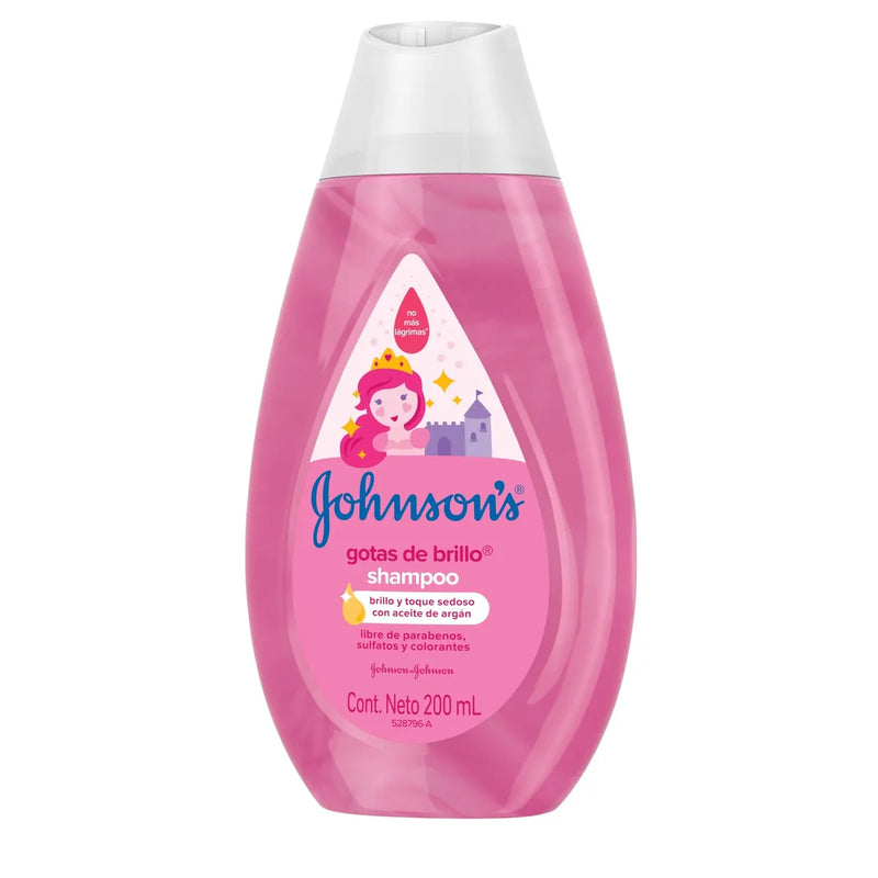 Shampoo Infantil JOHNSON'S Gotas de Brillo 200 ml